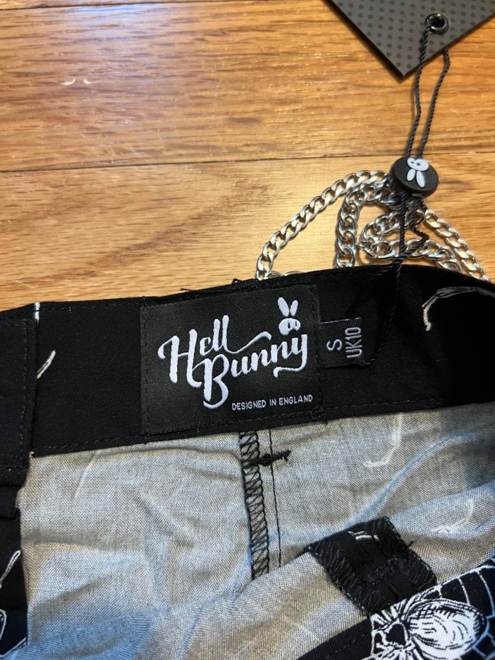 Hell Bunny Corporate Goth Midi Skirt - Picture 6 of 8